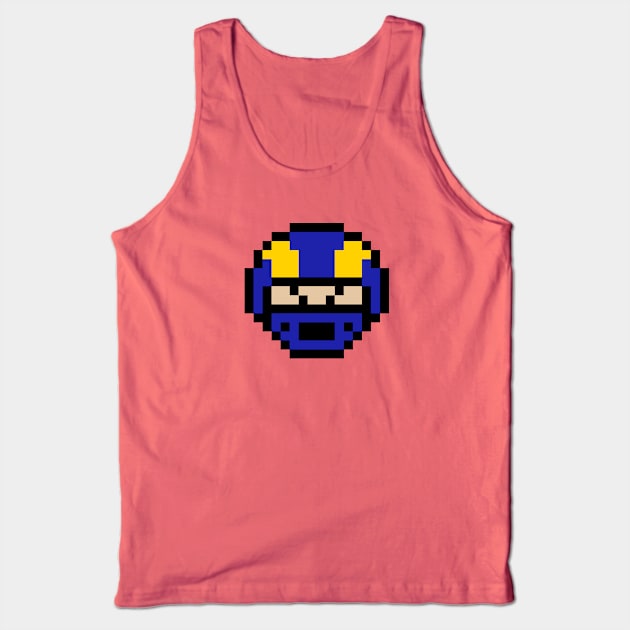 8-Bit Helmet - Los Angeles Tank Top by The Pixel League